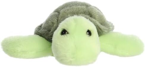 Aurora® Adorable Shoulderkins™ Saavy Sea Turtle™ Stuffed Animal - Fun Buddy that Can Go Everywhere with You - Perfect for Kids 3+ Years and Costumes - Green 5.5 Inches in Kuwait