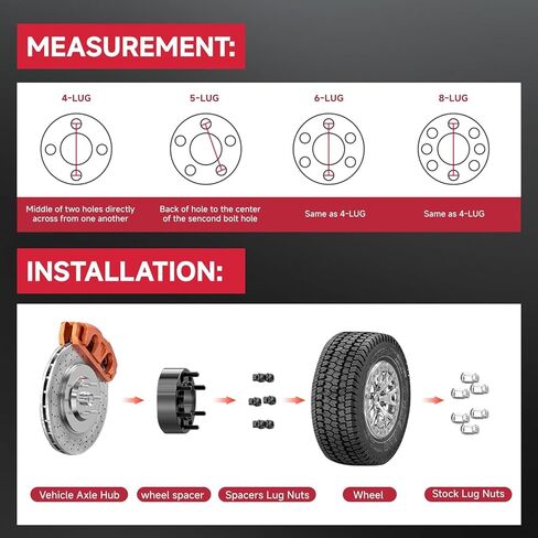 5X4.5 Wheel Spacers Forged 0.59"(15mm) 5x114.3mm to 5x114.3mm Thread Pitch M12x1.5 Hub Bore 60.1mm SET OF 2 Adapters for Toyota RAV4 2.5L 2009-2021，Camry 2.5L 2010-2021，Camry 2.4L 2002-2011 & More in Saudi Arabia
