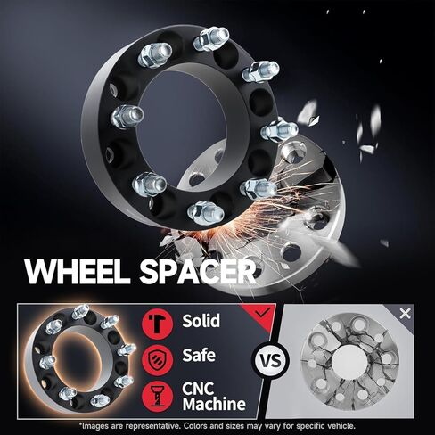 5X4.5 Wheel Spacers Forged 0.59"(15mm) 5x114.3mm to 5x114.3mm Thread Pitch M12x1.5 Hub Bore 60.1mm SET OF 2 Adapters for Toyota RAV4 2.5L 2009-2021，Camry 2.5L 2010-2021，Camry 2.4L 2002-2011 & More in Saudi Arabia
