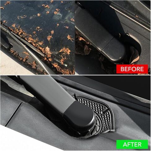 LeosHi Car Wiper Hole Protective Leaves Debris Prevention Cover in Saudi Arabia