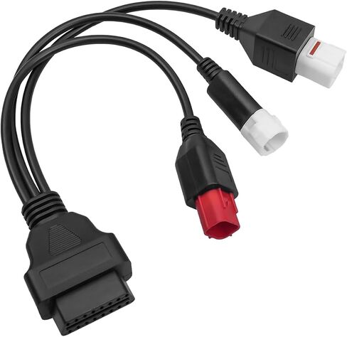 3 Pin 4 Pin 6 Pin OBD2 Adapter Cable for Yamaha Euro5 3Pin 4Pin 6Pin Motorcycle for Honda Yamaha X- MAX T Racer, Compatible for Euro5 Guzzi Kawasaki Motorbike in Saudi Arabia