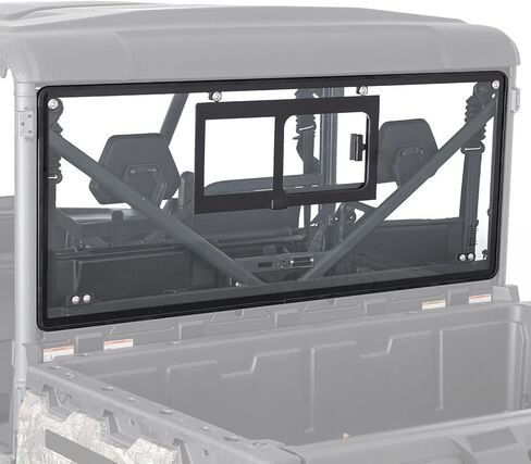 نافذة خلفية زجاجية منزلقة من KEMIMOTO UTV متوافقة مع CFMOTO UFORCE 1000/1000 XL 2019-2026، ملحقات الزجاج الأمامي الخلفي المقاومة للخدش والمغلفة بالأشعة فوق البنفسجية in Kuwait
