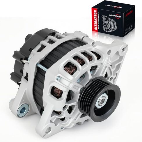 المولد متوافق مع Hyundai Accent 2012-2017 L4 1.6L & Veloster 2012-2017 L4 1.6L & Kia Rio 2012-2013 L4 1.6L - يستبدل 13209N، 373002B510، LRA03442 - خيار الإخراج العالي in Kuwait