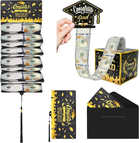 2026 Graduation Money Holder for Cash Gift & Graduation Money Box, Grad Moneys Holder with Envelope, Grad Surprise Moneys Box for Cash Regalos De GraduacióN 2026 for College High School Congrat Grads in Saudi Arabia