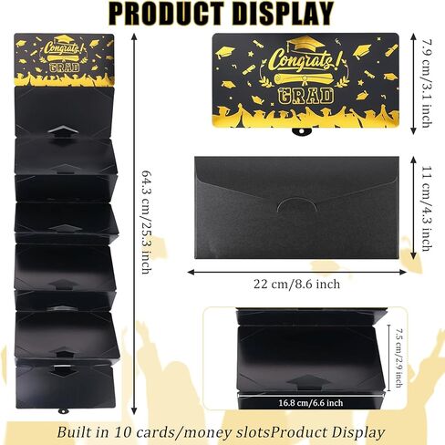2026 Graduation Money Holder for Cash Gift & Graduation Money Box, Grad Moneys Holder with Envelope, Grad Surprise Moneys Box for Cash Regalos De GraduacióN 2026 for College High School Congrat Grads in Saudi Arabia