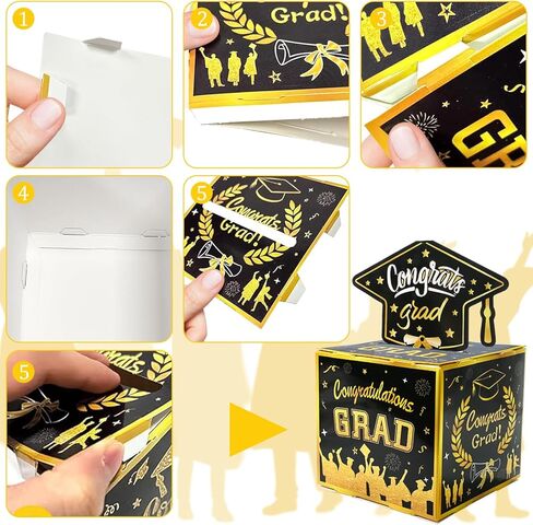 2026 Graduation Money Holder for Cash Gift & Graduation Money Box, Grad Moneys Holder with Envelope, Grad Surprise Moneys Box for Cash Regalos De GraduacióN 2026 for College High School Congrat Grads in Saudi Arabia