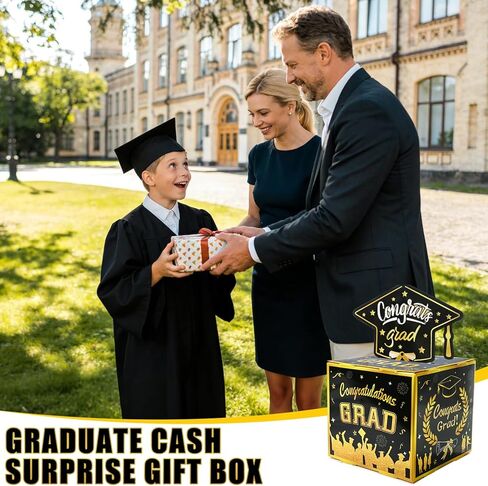 2026 Graduation Money Holder for Cash Gift & Graduation Money Box, Grad Moneys Holder with Envelope, Grad Surprise Moneys Box for Cash Regalos De GraduacióN 2026 for College High School Congrat Grads in Saudi Arabia