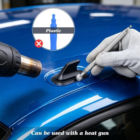 FOSHIO Anodized Aluminum Wrap Globe Set with 5 Round Ball Heads with Diameters of 4, 6, 8, 10 and 13 mm, Dual-Sided Tool Holder for Two Different Head Sizes Vinyl Wrap Tools for Car Wrapping Corners in Kuwait
