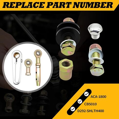 Adjustable Transmission Column Shift Linkage Kit Compatible with TH200 TH350 TH400 4L60 4L60E 4L80E 700-R4 Replace ACA-1800 CB5010 D292-SHLTH400 in Kuwait