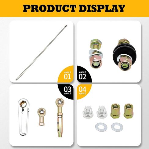Adjustable Transmission Column Shift Linkage Kit Compatible with TH200 TH350 TH400 4L60 4L60E 4L80E 700-R4 Replace ACA-1800 CB5010 D292-SHLTH400 in Kuwait