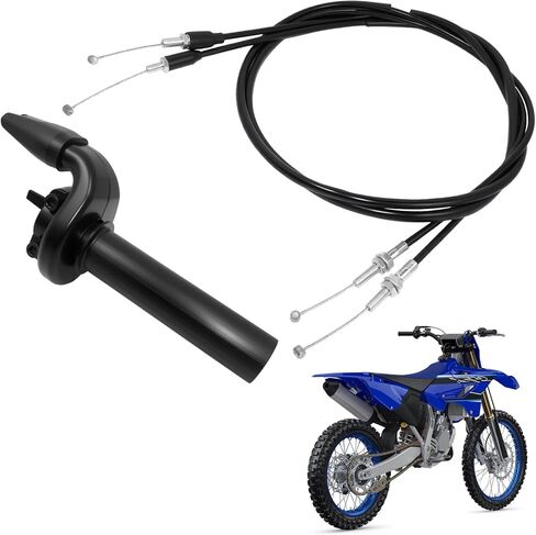 Throttle Assembly with Cable for YZ WR 250F 426F 450F CRF 150R 250X KX250F KLX450F YFZ450 TRX450R, Dirt Bike Throttle Assembly with Throttle Cable for Smooth Operation and Quick Response in Kuwait