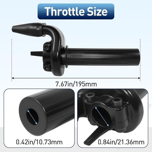 Throttle Assembly with Cable for YZ WR 250F 426F 450F CRF 150R 250X KX250F KLX450F YFZ450 TRX450R, Dirt Bike Throttle Assembly with Throttle Cable for Smooth Operation and Quick Response in Kuwait