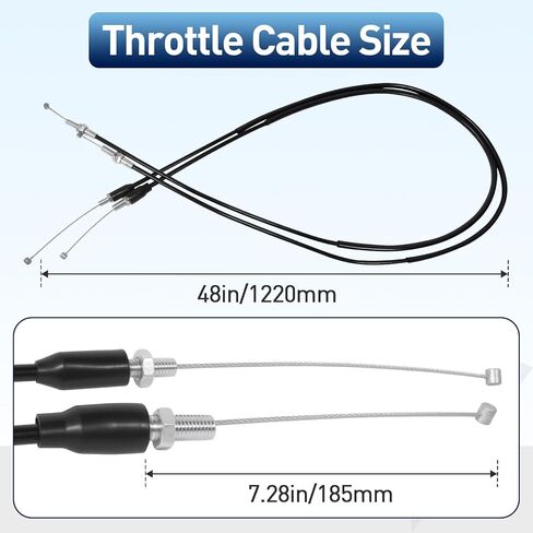 Throttle Assembly with Cable for YZ WR 250F 426F 450F CRF 150R 250X KX250F KLX450F YFZ450 TRX450R, Dirt Bike Throttle Assembly with Throttle Cable for Smooth Operation and Quick Response in Kuwait