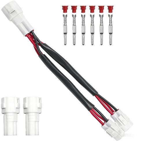 Motorcycle Power Outlet Splitter Harness Kit for Yamaha Tenere 700 and Super Tenere Motorcycle 2017-2024 Plug XS-T701 for USB Charger GPS Heated Grips in Saudi Arabia