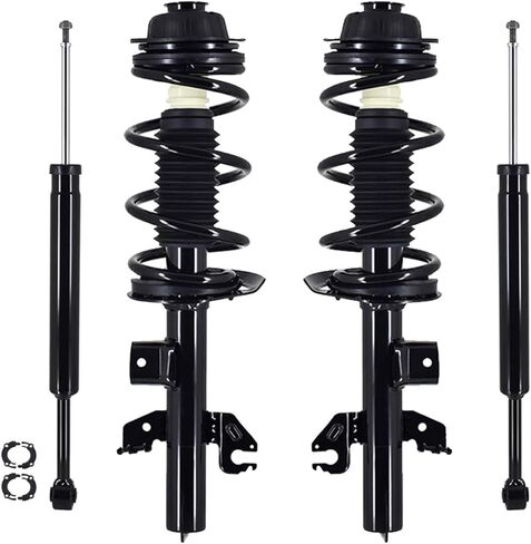 PM Auto Set of 4 Front Quick Complete Strut-Coil Spring Assembly-Rear Shock Absorber For 2014-2018 Jeep Cherokee in Kuwait