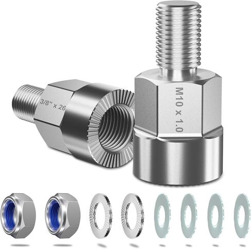 EMTB Axle Adapter, Universal Bicycle Axle Adapter, Universal Bicycle Axle Adapter for Bicycle Trailer Coupling, Unisex Bicycle Axle Adapter for Trailer Adapter M5 + M10 x 1.0 + M3/8" x26 in Saudi Arabia