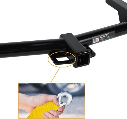 Class 3 Trailer Hitch with 2-Inch Receiver, Fits 2015–2025 Ford Transit-150/250, 2015–2024 Transit-350, 2022–2024 E-Transit, Bolt-On, Heavy Duty Carbon Steel, 6,000 lbs GTW in Saudi Arabia