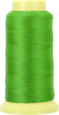 PATIKIL Bonded Thread, 0.2 mm 1094 Yards Polyester Sewing Cord for Weave Bracelets Pendant Ropes Macrame Bookbinding DIY Craft, Yellow in Kuwait