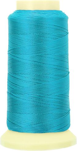 PATIKIL Bonded Thread, 0.2 mm 1094 Yards Polyester Sewing Cord for Weave Bracelets Pendant Ropes Macrame Bookbinding DIY Craft, Yellow in Kuwait