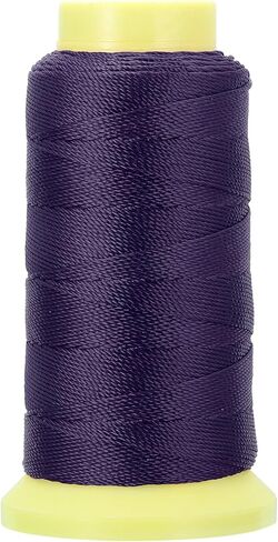 PATIKIL Bonded Thread, 0.2 mm 1094 Yards Polyester Sewing Cord for Weave Bracelets Pendant Ropes Macrame Bookbinding DIY Craft, Yellow in Kuwait