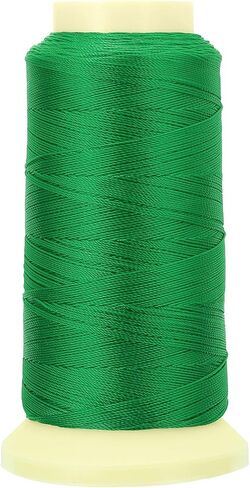 PATIKIL Bonded Thread, 0.2 mm 1094 Yards Polyester Sewing Cord for Weave Bracelets Pendant Ropes Macrame Bookbinding DIY Craft, Yellow in Kuwait