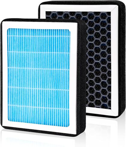 2-Pcs HEPA Cabin Air Filter with Activated Carbon for 2019-2025 2026 GMC Sierra＆Chevrolet Silverado, 2021-2026 Suburban＆Yukon, 2018-2026 Equinox Cabin Filter CF11966 Replacement Car Accessories in Saudi Arabia