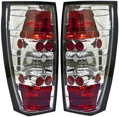 Parts N Go 2002-2006 Escalade EXT Tail Lights Pair Platinum Euro Style - 15096923, 15096924, GM2800241 in Kuwait