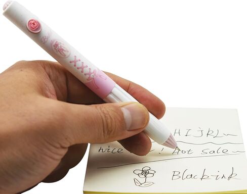 8 PCS Cute Bowknot Pens Ballet Pen Retractable Gel Pens Bling Writing Pen Black Ink For School Supplies Office Party Birthday in Kuwait