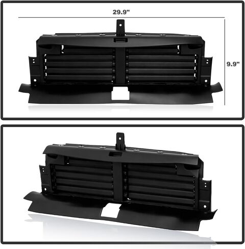 Compatible with 2017 2018 2019 GMC Acadia Upper Front Radiator Active Grille Air Shutter w/Motor 84066562 Replacement in Saudi Arabia
