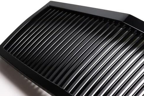 Black ABS Vertical Phantom Style Front Hood Grille Grill Compatible with 2005-2010 Chrysler 300 300C, 2006 2007 2008 2009 in Kuwait