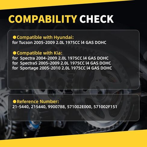مضخة توجيه كهربائية جديدة متوافقة مع Hyundai Tucson 2005-2009، Kia Spectra 2004-2009، Spectra5 2005-2009، Sportage 2005-2010 2.0L 1975CC l4 GAS DOHC استبدال # 21-5440، 215440، 9900788 in Kuwait