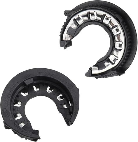 2 PCS Car Bulb Holder Retainer Clip Rings, D1S D3S Bulb Anti-vibration Adapter Lock Ring, Replacement OEM# VP8M5X13N019A, Compatible with Chevy GMC Dodge Jaguar Evoque Tesla (Black) in Saudi Arabia