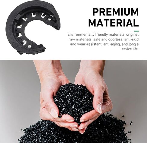 2 PCS Car Bulb Holder Retainer Clip Rings, D1S D3S Bulb Anti-vibration Adapter Lock Ring, Replacement OEM# VP8M5X13N019A, Compatible with Chevy GMC Dodge Jaguar Evoque Tesla (Black) in Saudi Arabia