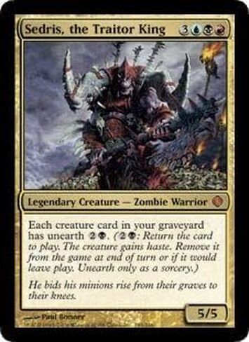 Magic The Gathering - Sedris, The Traitor King - Shards of Alara in Kuwait