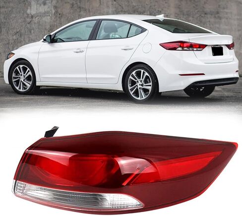 Rear Tail Light Compatible with 2017 2018 2019 Hyundai Elantra Driver Side Inside Rear Light Taillights Halogen Tail Lamps without Bulbs in Saudi Arabia