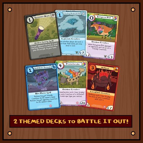 مجموعة Cryptozoic Entertainment Adventure Time Card Wars Collector's Pack: Prismo vs. The Lich in Kuwait