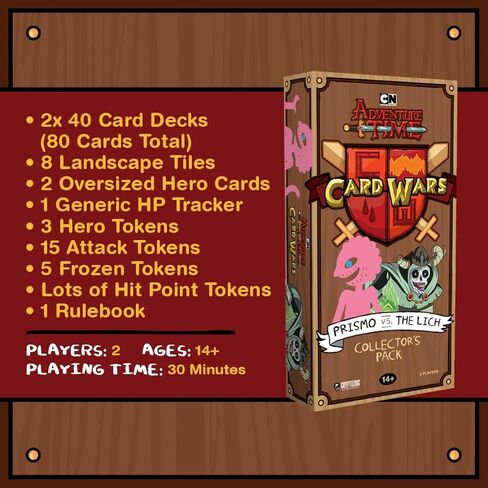 مجموعة Cryptozoic Entertainment Adventure Time Card Wars Collector's Pack: Prismo vs. The Lich in Kuwait