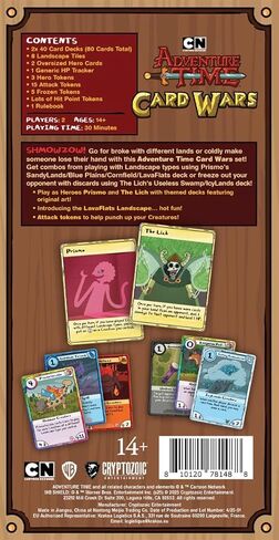 مجموعة Cryptozoic Entertainment Adventure Time Card Wars Collector's Pack: Prismo vs. The Lich in Kuwait