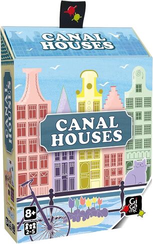Gigamic Canal Houses Card Game, Amsterdam Theme, for 2-5 Players, Ages 8 and Up in Saudi Arabia
