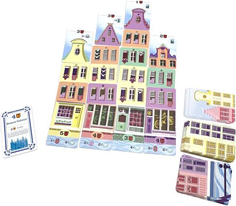 Gigamic Canal Houses Card Game, Amsterdam Theme, for 2-5 Players, Ages 8 and Up in Saudi Arabia