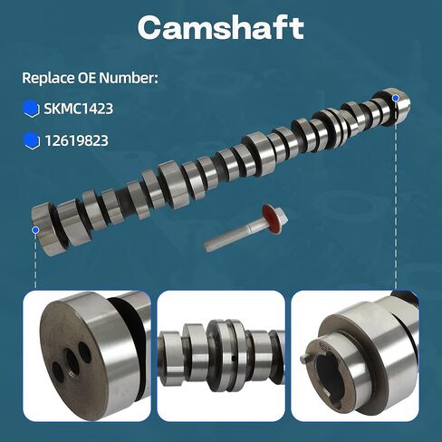 5.3L AFM Dod Camshaft Lifter Kit Head Gasket Set W/Head Bolts Fit For GM Sierra Yukon Chevrolet Silverado Suburban 1500 Gen V L83 5.3L V8 2014-2021 HS26744PT 12499225 12698945 in Saudi Arabia