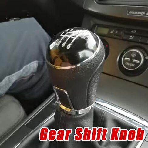 Replacement for VW for Golf 7 Mk7 GTI GTD 2013-2018 Manual Car Accessories 5/6 Speed Interior Gear Shift Knob Lever Dust Boot Cover Gear Stick Cover Head(6 Speed)(6 Speed) in Kuwait