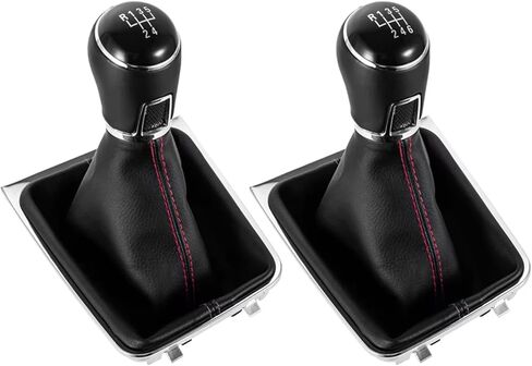 Replacement for VW for Golf 7 Mk7 GTI GTD 2013-2018 Manual Car Accessories 5/6 Speed Interior Gear Shift Knob Lever Dust Boot Cover Gear Stick Cover Head(6 Speed)(6 Speed) in Kuwait