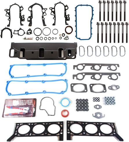 Head Gasket Set W/Head Bolts Fit for Chrysler Town & Country 3.3L,for Dodge Caravan 3.3L Replace MS92808-1,MS19206 in Saudi Arabia