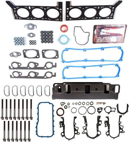 Head Gasket Set W/Head Bolts Fit for Chrysler Town & Country 3.3L,for Dodge Caravan 3.3L Replace MS92808-1,MS19206 in Saudi Arabia