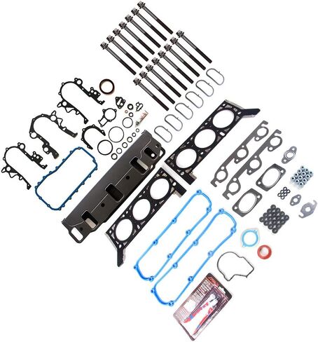 Head Gasket Set W/Head Bolts Fit for Chrysler Town & Country 3.3L,for Dodge Caravan 3.3L Replace MS92808-1,MS19206 in Saudi Arabia