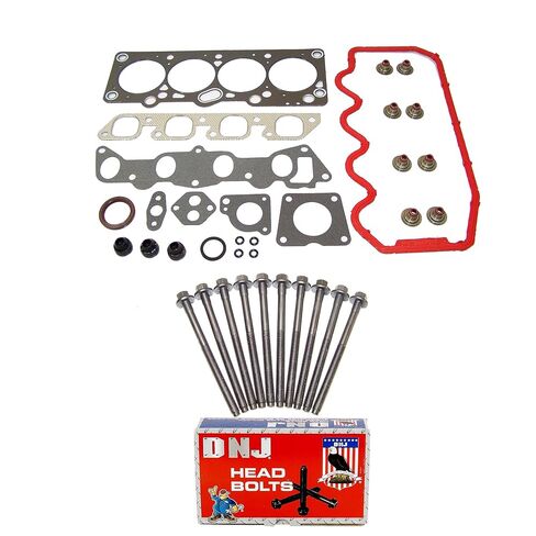DNJ HGB4125 مجموعة حشية رأس الأسطوانة مع مجموعة مسامير الرأس لـ 1992-1996 Ford Escort 1.9L 116cid L4 SOHC in Kuwait