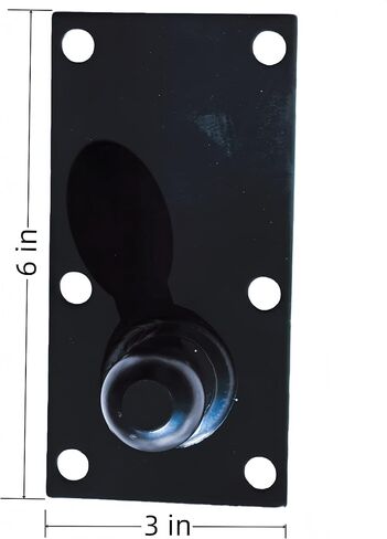 Replacement for Camco Eaz-Lift 48388 Trailer Tongue Ball Plate, Heavy-Duty Trailer Hitch Ball Mount Plate for RV/Trailer Towing Accessories （Does not Include Bolts） in Saudi Arabia