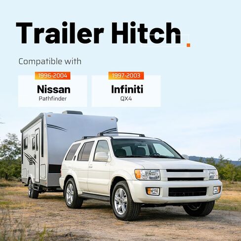 Class 3 Trailer Tow Hitch 2" Receiver Compatible with 1996-2004 Nissan Pathfinder 1997-2003 Infiniti QX4 in Saudi Arabia