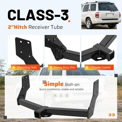 Class 3 Trailer Tow Hitch 2" Receiver Compatible with 1996-2004 Nissan Pathfinder 1997-2003 Infiniti QX4 in Saudi Arabia